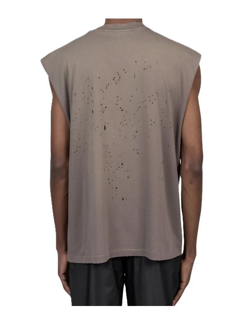 Satisfylogo-print tank top SATISFY | 1100591E02Sun Bleached Falcon